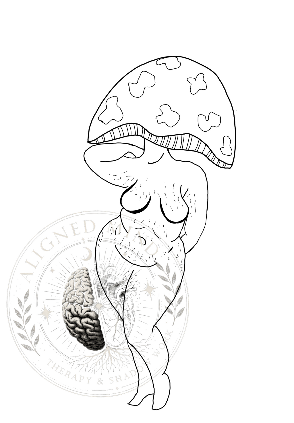 Hand-Drawn Mental Health & Body Positivity Sticker Bundles