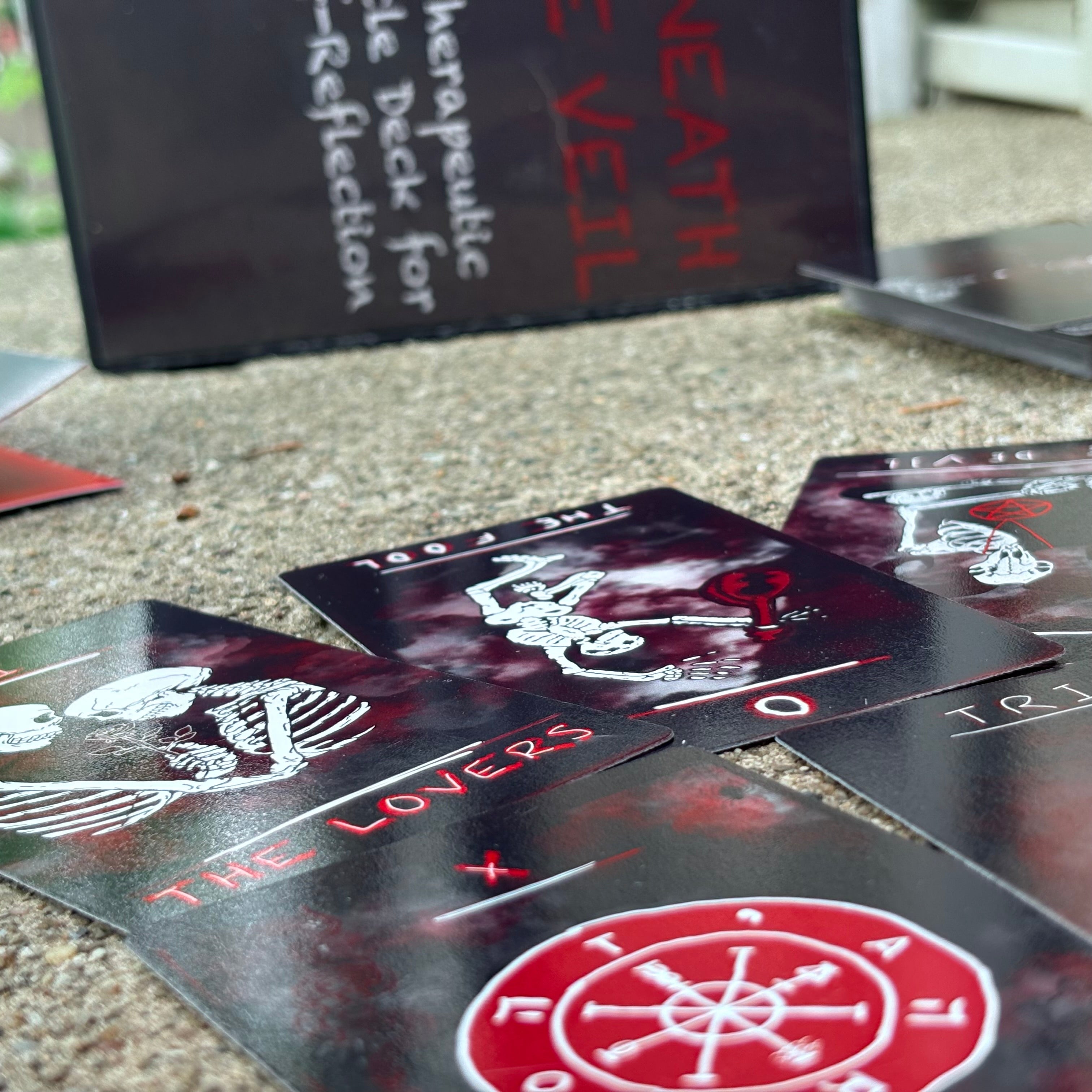 Beneath the Veil — A Therapeutic Oracle Deck for Self-Reflection