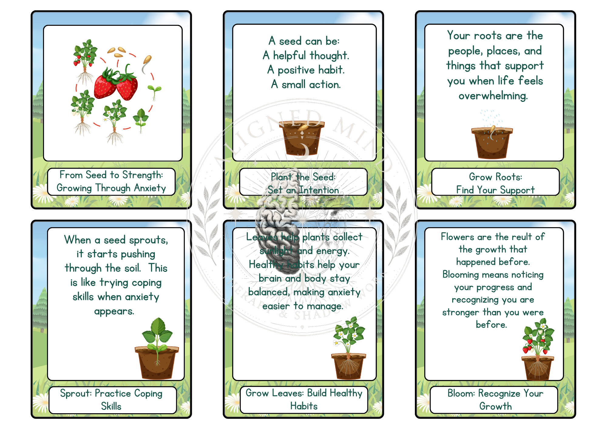 Planting Seeds of Change Series — CBT Worksheets for Kids | Behavior, ADHD, Anxiety & Emotional Regulation