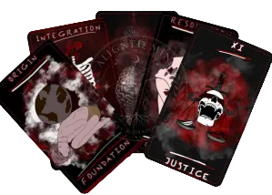 Beneath the Veil: Digital Oracle Card Download