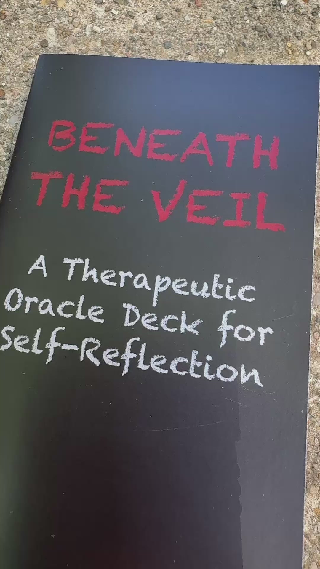 Beneath the Veil — A Therapeutic Oracle Deck for Self-Reflection